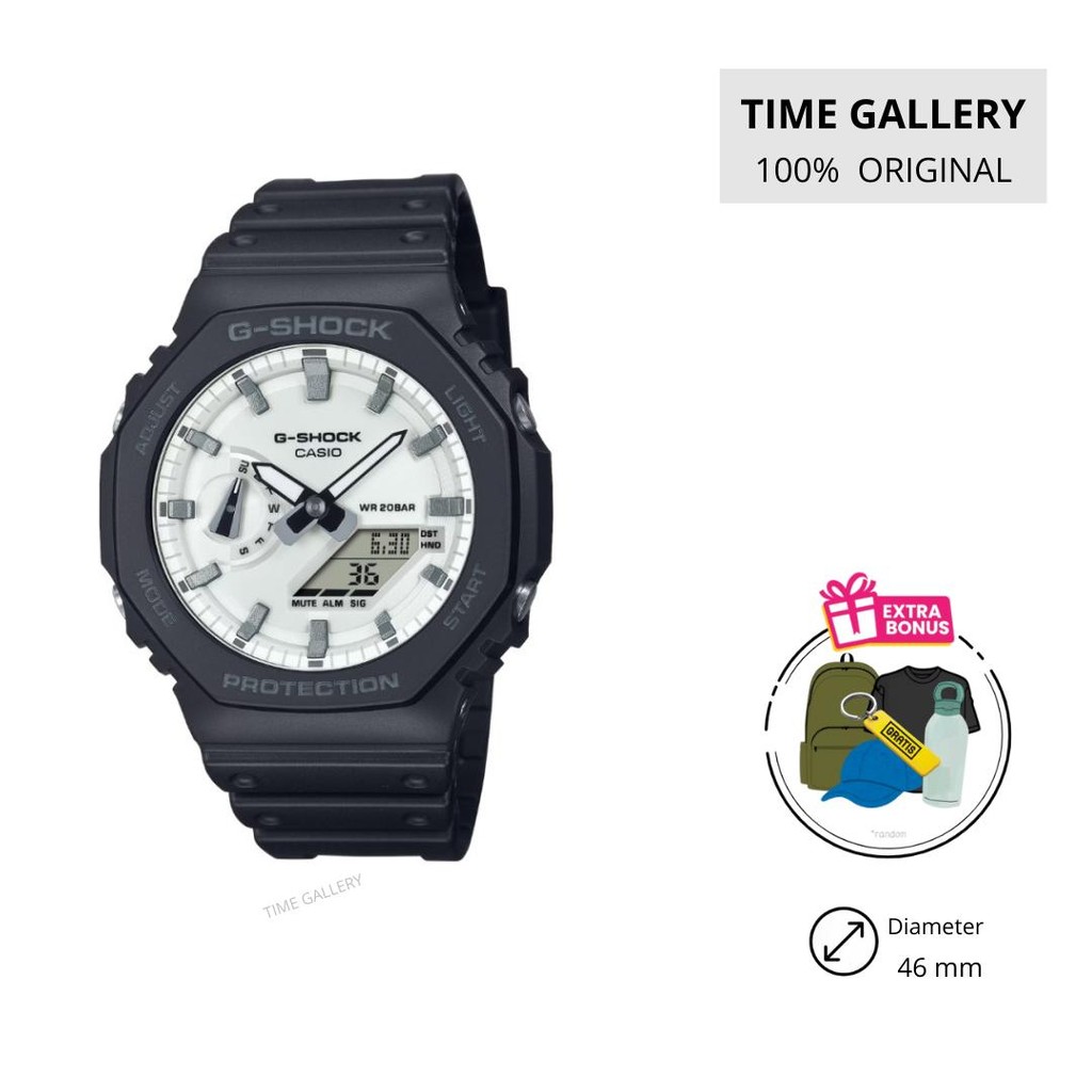 Jam tangan casio g-shock original gshock ori ga-2100wd-1adr ga2100wd1adr ga2100wd 1ad 1a 1