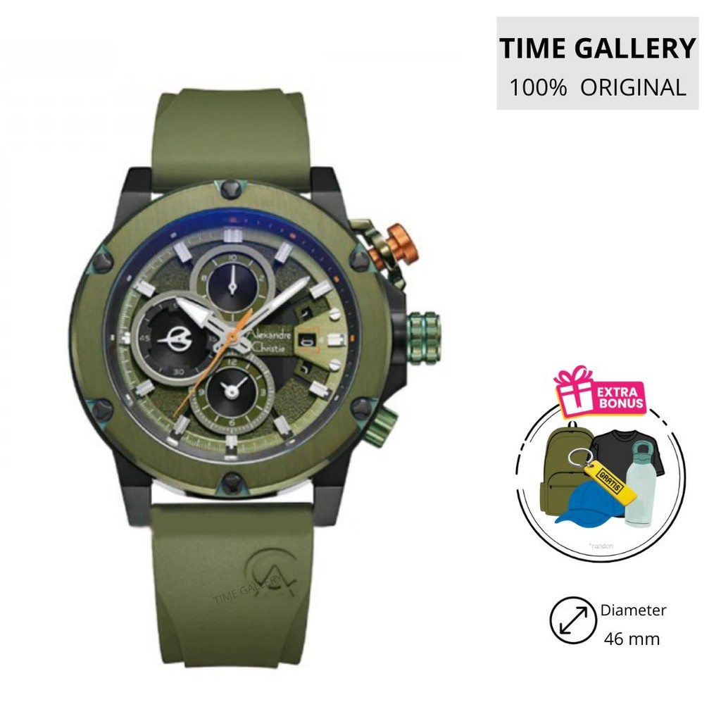 Jam Tangan Pria Alexandre Christie 6491 gcrgagn gc rgagn original alexander ori watches