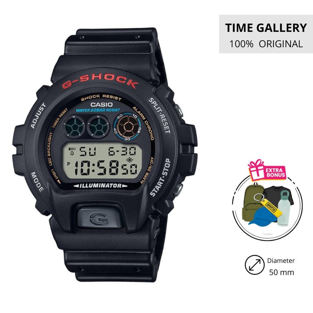 Jam tangan casio original g-shock ori gshock dw-6900u-1dr dw6900u1dr dw6900u 1adr dw6900 1d 1 6900