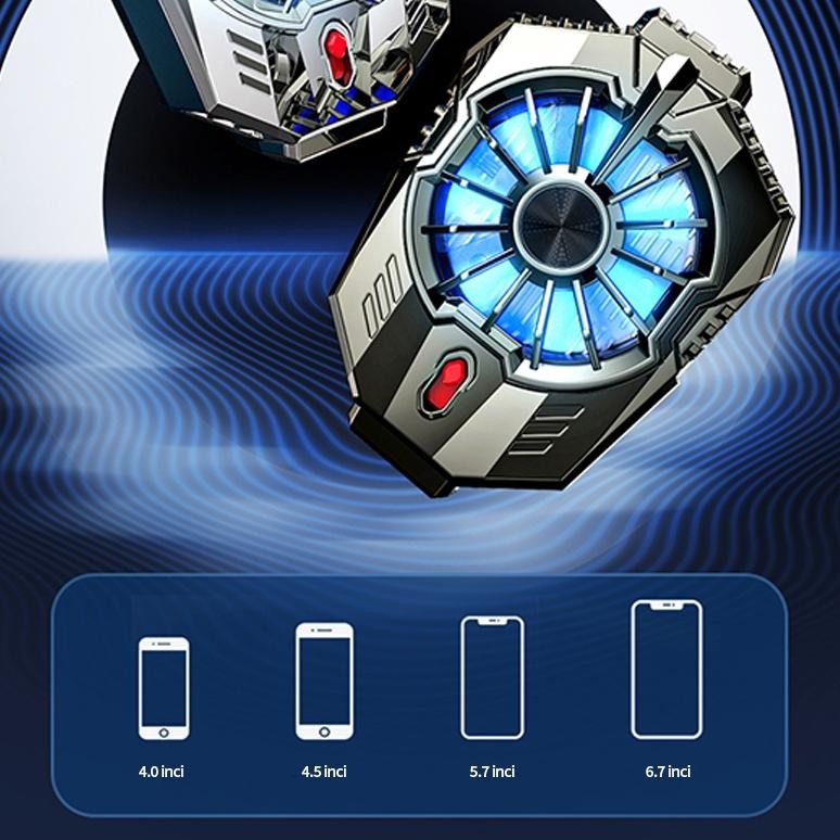 Terjangkau - NETPAC Funcooler X20 Fan Cooler Adjust Gear Radiator Pendingin Hp Kipas Cooling Fan Gam
