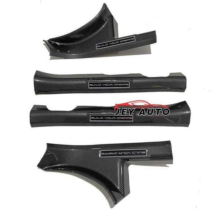 Sill Plate Pintu Byd Seal Alloy Glossy & Carbon