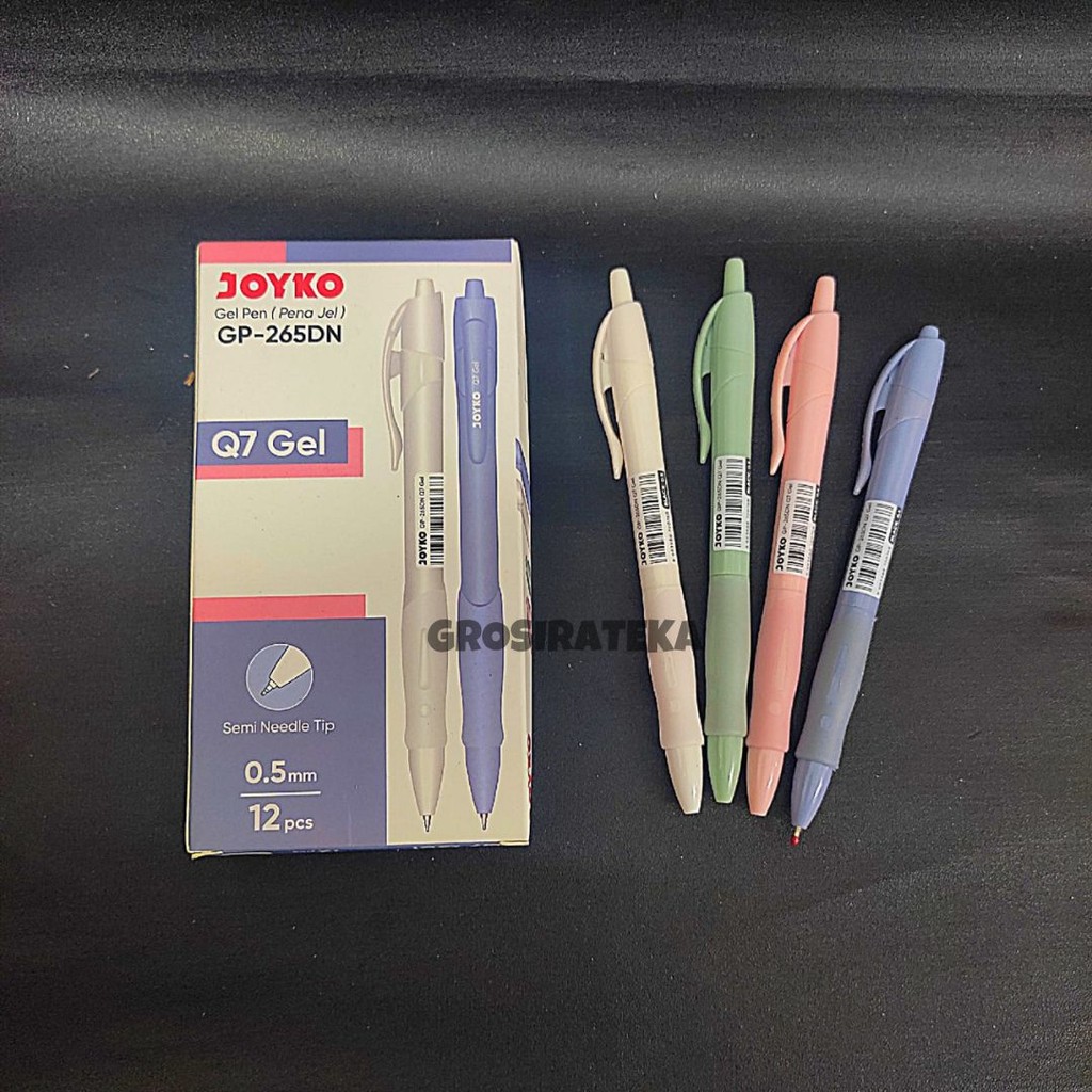 

BALLPONIT, BOLPEN, PULPEN GEL PEN GP 265DN Q7 HITAM JOYKO