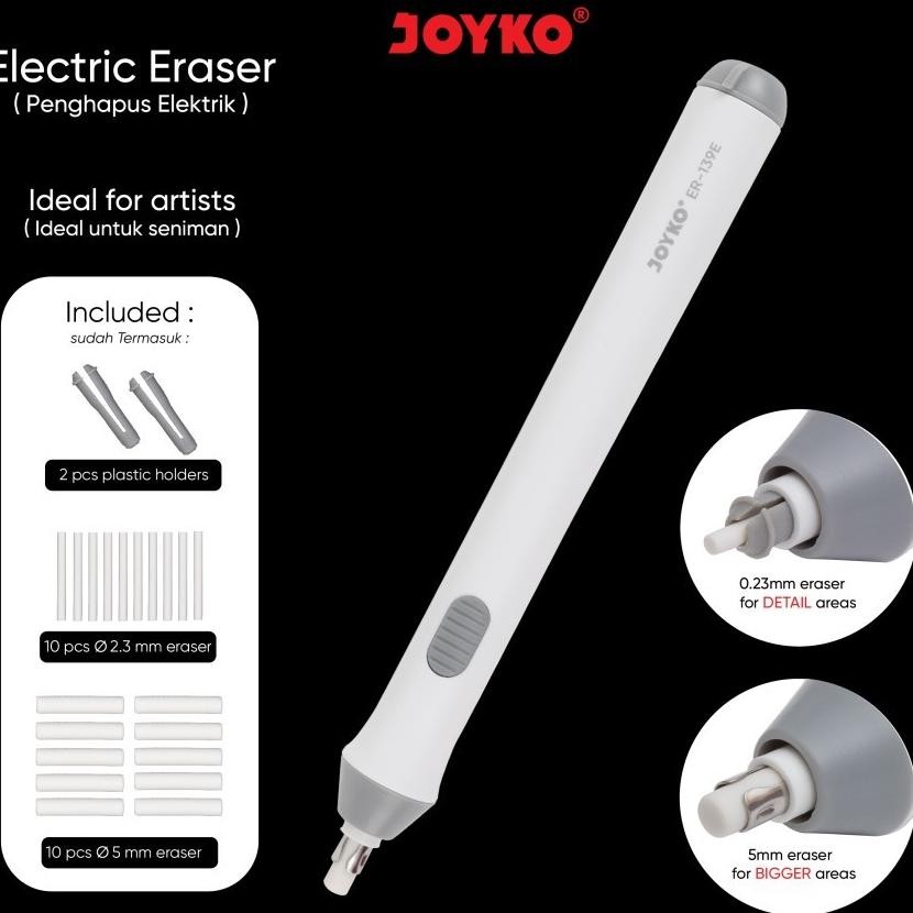 

Joyko Elektik Penghapus Otomatis Er139E Electric Eraser Include Refill