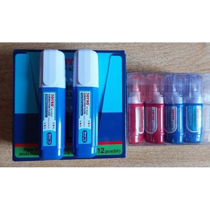

1 Box Isi 12Pcs Correction Fluid Joyko Cfs232 Correction Fluid Cfs225 Tipeex Cair Joyko Tipe Ex Joyko Tipe X Joyko Cfp235