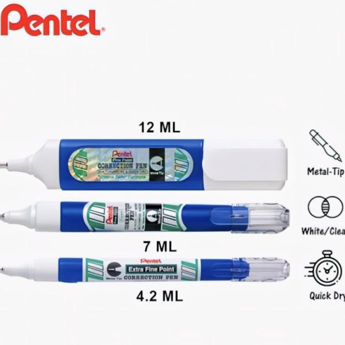 

Pentel Correction Pen Tipex Cair Zl31Zl62 Per 1 Tipex