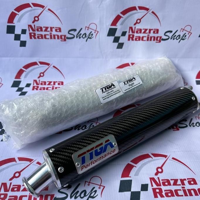 Ready Silencer Tyga Carbon Original Knalpot 2Stroke 2Tak Ninja Tzm Nsr Rgr