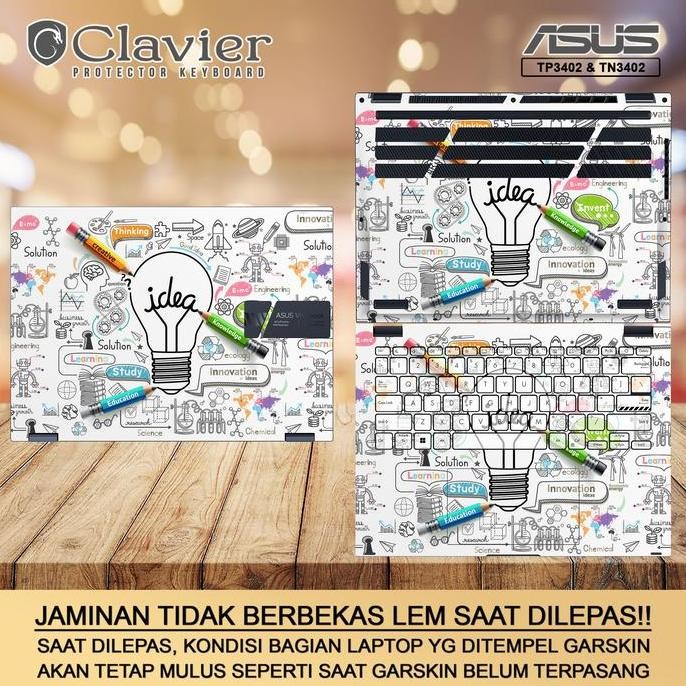 Cover Garskin Laptop Asus VivoBook S 14 Flip TP3402 TP3402V TP3402VA