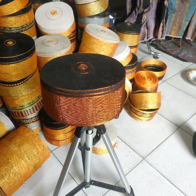 songkok recca bahan pamiring tembaga kualitas halus Peci