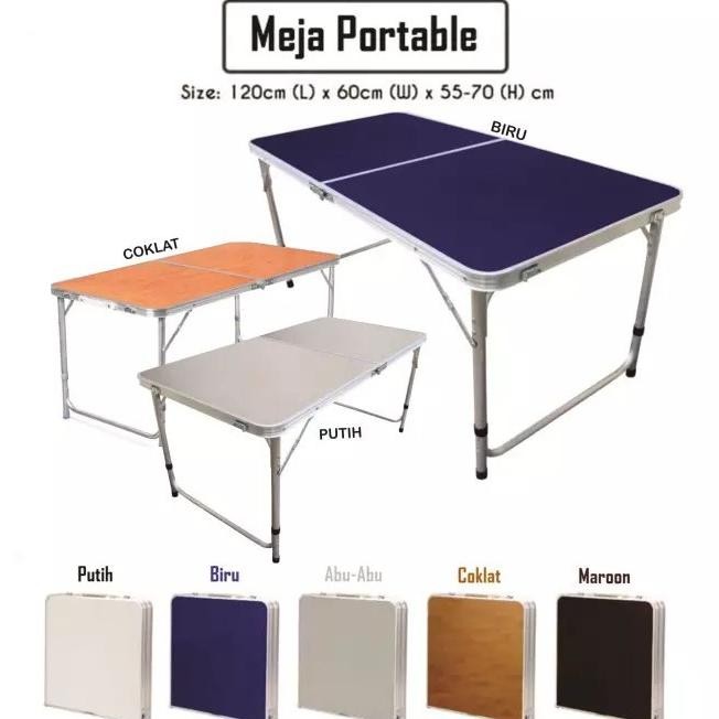 Meja Lipat Meja Portable Meja Koper Serbaguna Meja Lipat Portable Piknik Dengan Indoor Outdoor Meja 