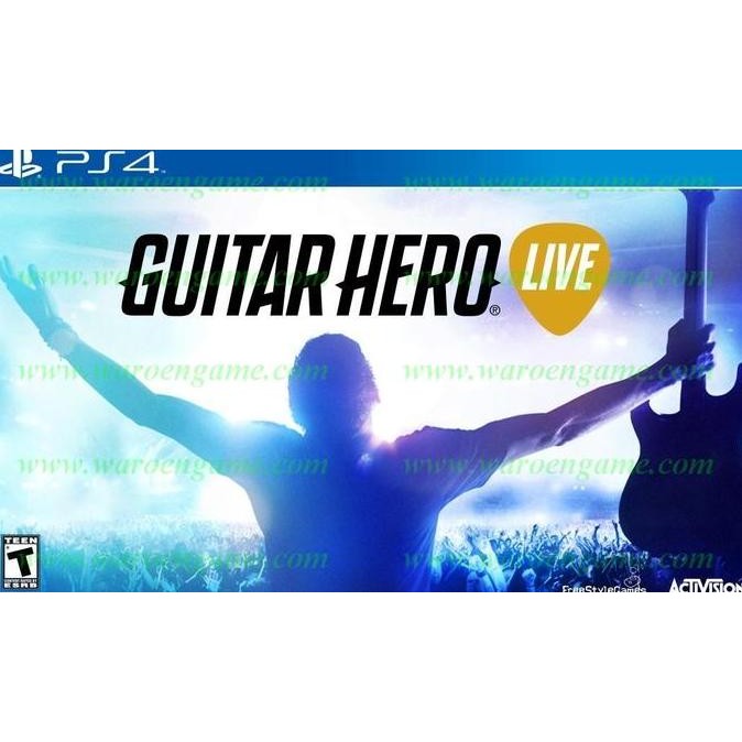Ps4 Guitar Hero Live Guitar Only Gitar Untuk Player 2 Tanpa Game Co