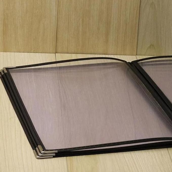 

A4 Cover Pelindung Menu Transparan / Buku Menu Restoran Kulit Cover Pelindung /Kafedaftar Menu Pelindung Cover 4/6/8/Page