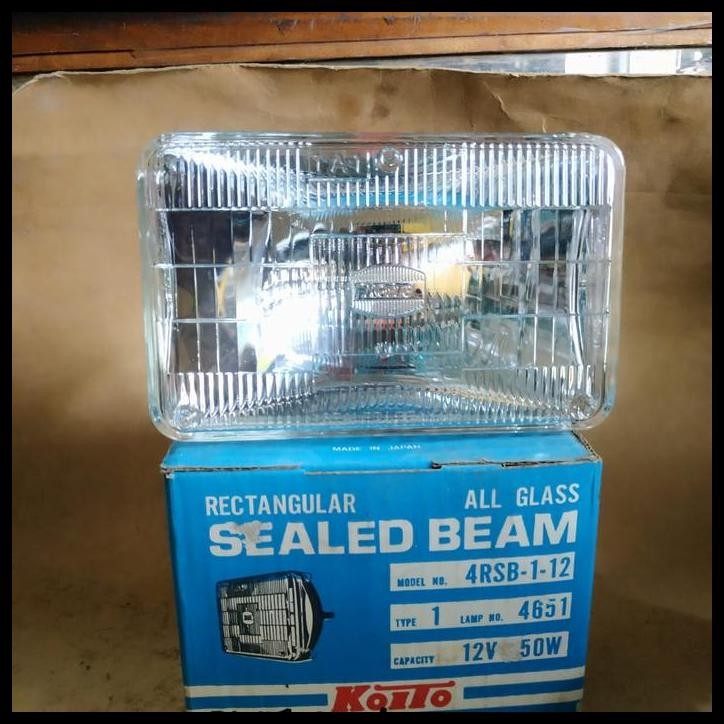 BEST DEAL LAMPU SEAL BEAM SEALED BEAM KOTAK 4RSB 1-12 12V KOITO ASLI JAPAN 