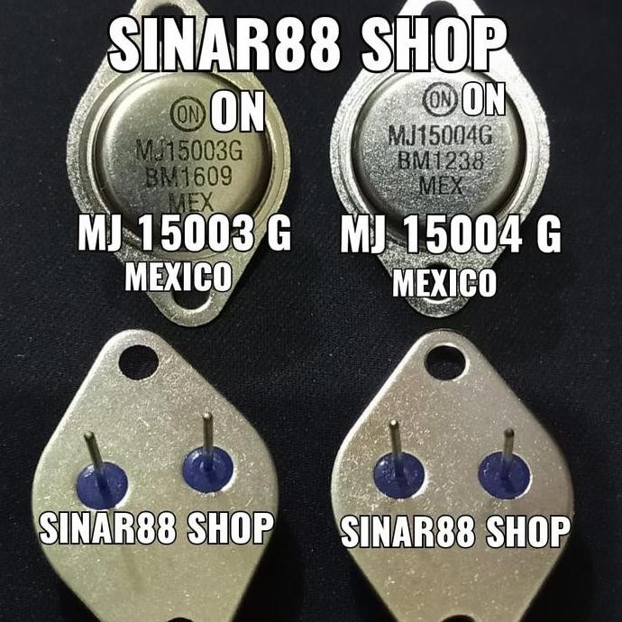 Tr Transistor Jengkol Mj15003/15004 Mj 15003 15004 Mexico Original Asl