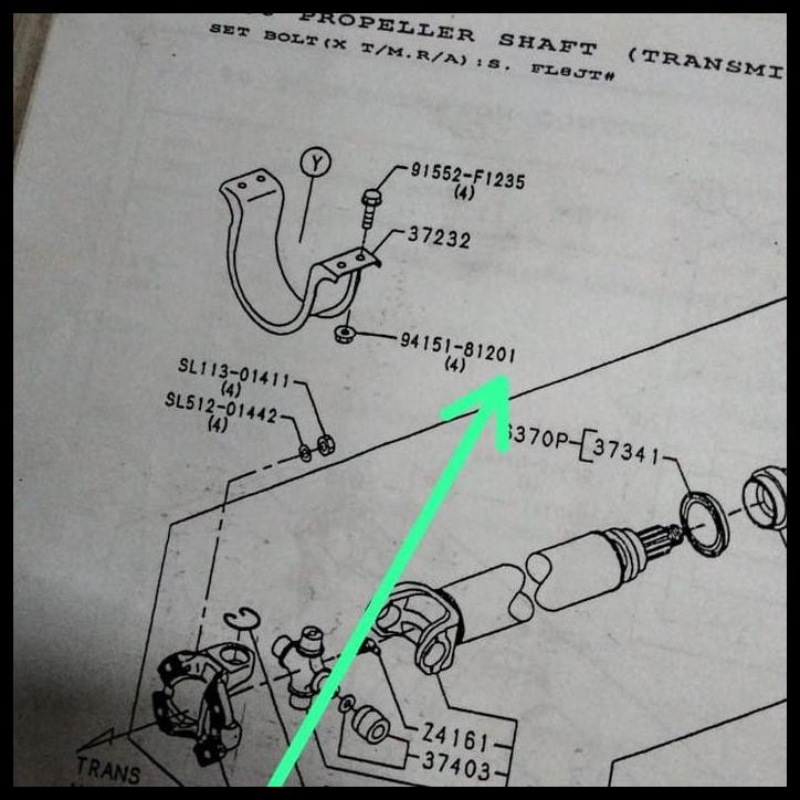 TERMURAH NUT FLANGE NUT 94151-81201 