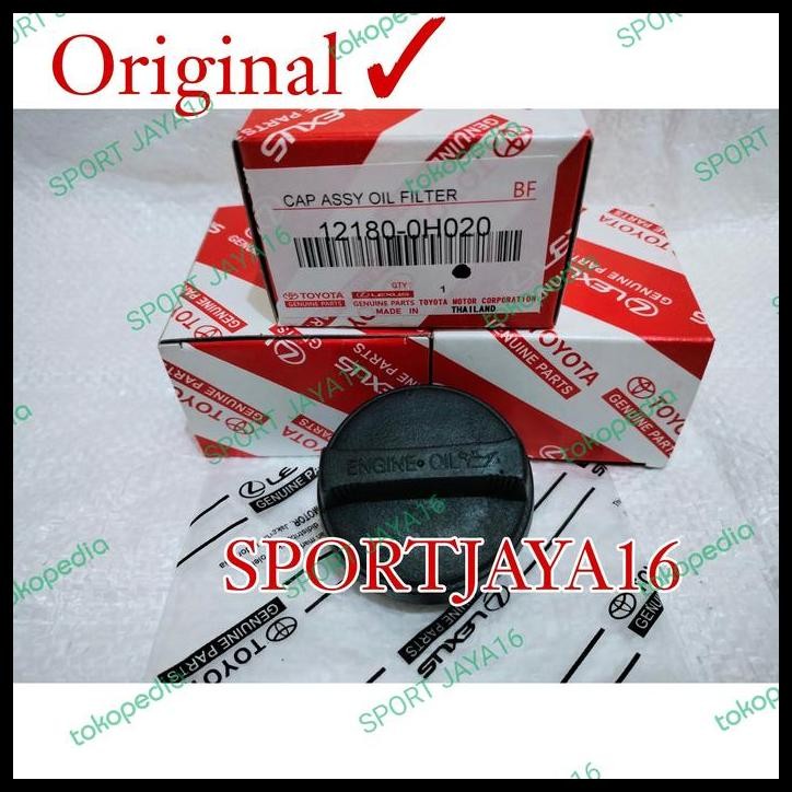TERBARU CAP OLI MESIN TUTUP OLI TOYOTA CALYA SIGRA ORIGINAL 1PC 