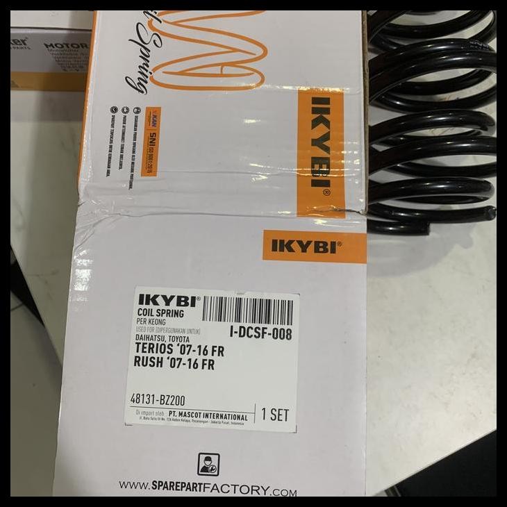 BEST DEAL COIL SPRING/PER KEONG/PER SHOCK RUSH 07-16 DEPAN/BELAKANG 