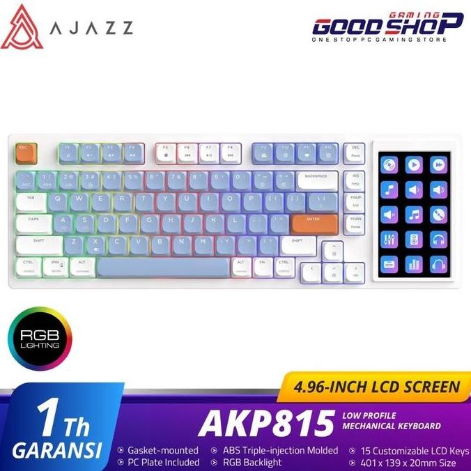 Ajazz Akp815 / Akp 815 75% Gasket-Mounted Low-Profile Mechanical Keyboard Co