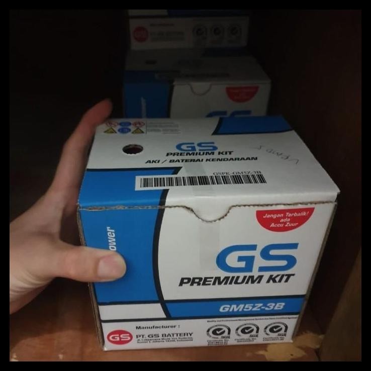 TERBARU AKI MOTOR BASAH GSPK-GM5Z-3B SUPRA FIT TORNADO 