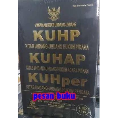 Buku Himpunan Kitab Undang-Undang Kuhp Kuhap Kuhper