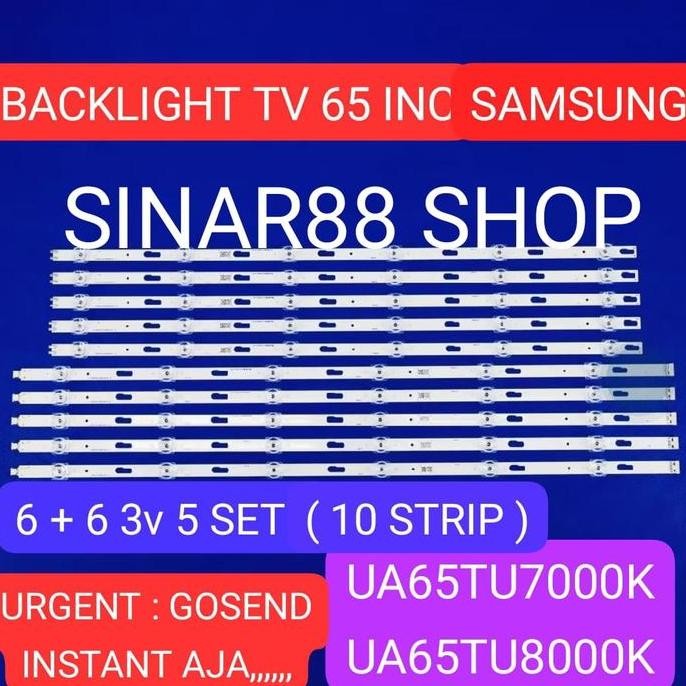 Backlight Tv Led Samsung 65 Inc Ua65Tu7000K Ua65Tu8000K Ua65Tu7000 Ua65Tu8000 Ua 65Tu7000K 65Tu8000K