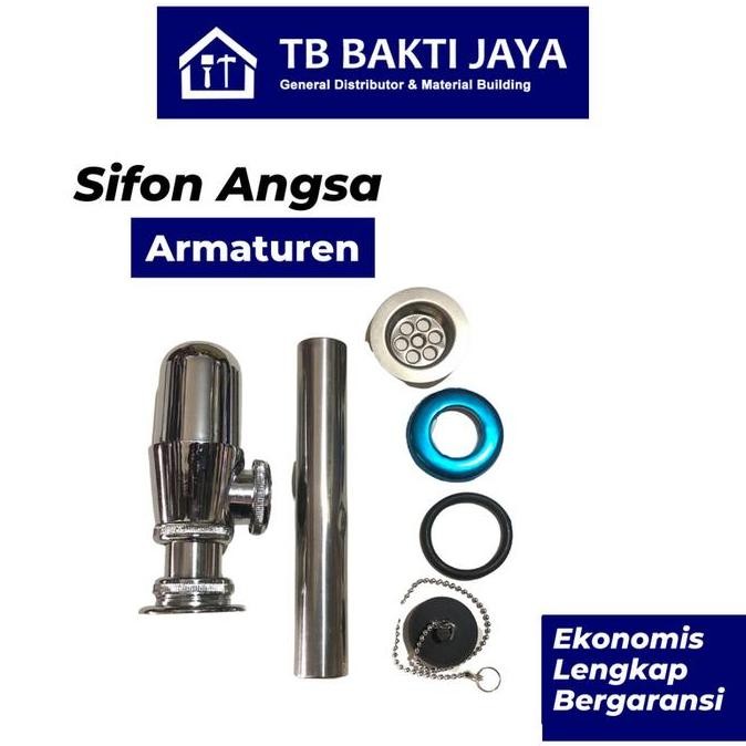 BEBAS ONGKIR - Sifon Angsa / Sifon Besi / Sifon Wastafel / Avur Wastafel
