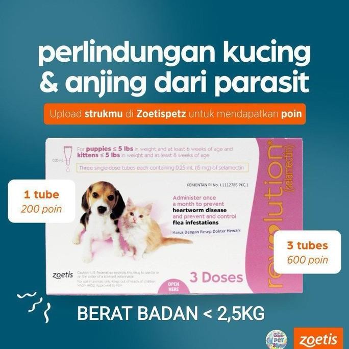 TERMURAH - Revolution Kutu Kucing/Revolution Kutu Anjing