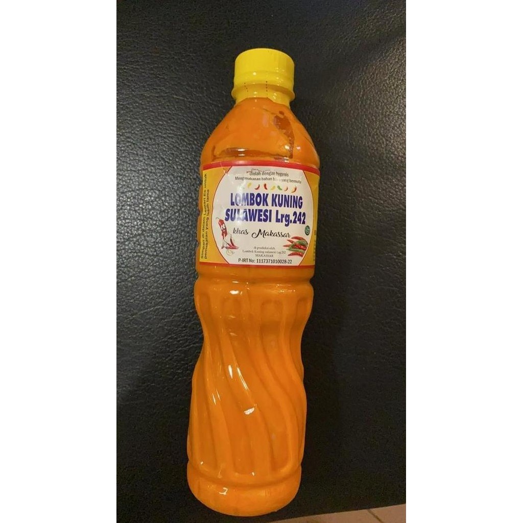 

Sambal Lombok Kuning Sulawesi 600Ml Khas Makassar / Sambel Lombok Kuning / Saos Lombok Kuning Sulawesi Asli Makassar