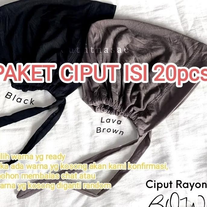 Ciput Hijab Rayon Tanpa Label