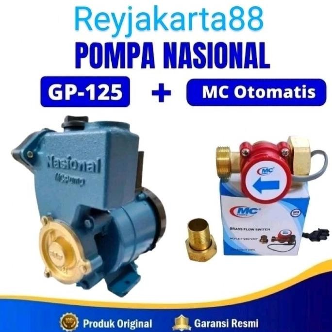 BEBAS ONGKIR - Pompa air pendorong Shower NASIONAL MC 2 Automatic