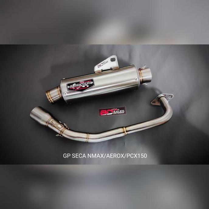 Termurah Knalpot Black Devil R2 Seca Aerox Nmax Fullsystem