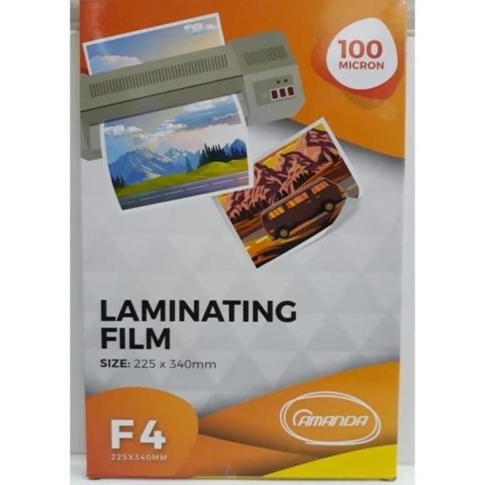 

(Pak) Plastik Laminating F4 Amanda 100 Micron Co