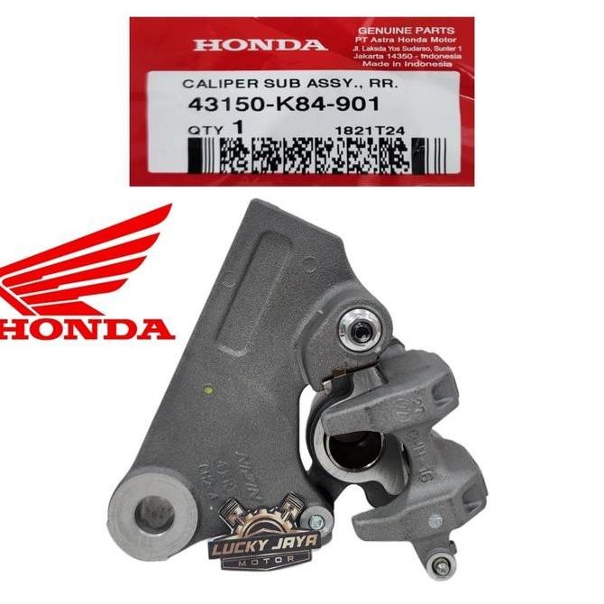 43150-K84-901 Caliper Kaliper Cakram Belakang Crf 150 Crf150 Original Ahm Honda Original
