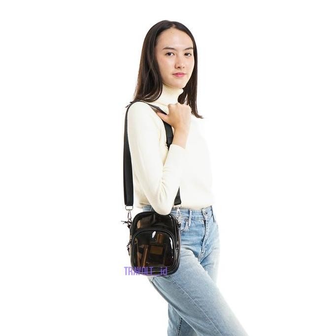 Sling Bag - Tas Hp Selempang Mini Travolt - Pvc Transparan Slingbag