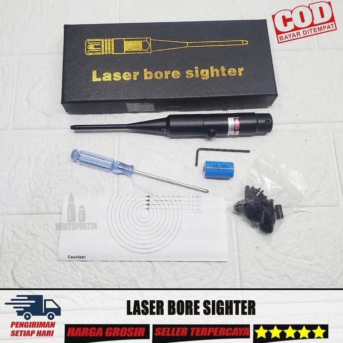 LASER BORE SIGHTER / LASER ZEROING TELESKOP TELESCOPE/ ZEROING PRAKTIS