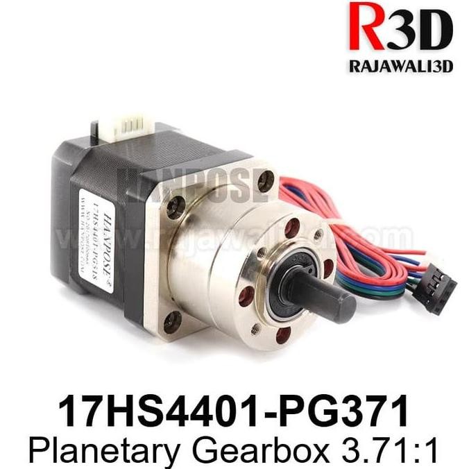 Nema 17 Stepper Motor 17HS4401+PG371 1.7A Planetary GearBox