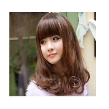 Rambut Wig Wanita Model Curly Pendek Cew