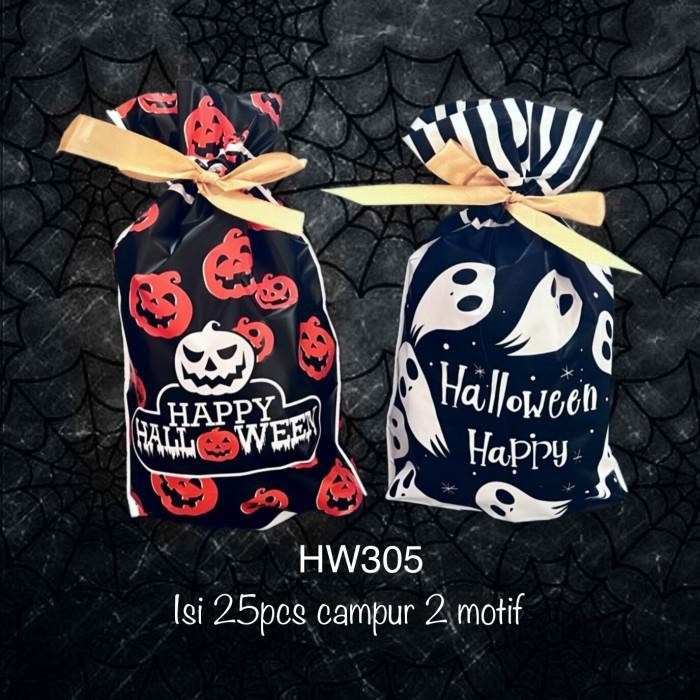 

(Best Saller) Plastik Halloween +Pita Hw Candy Goody Bag Coklat Trick Or Treat Bestseller