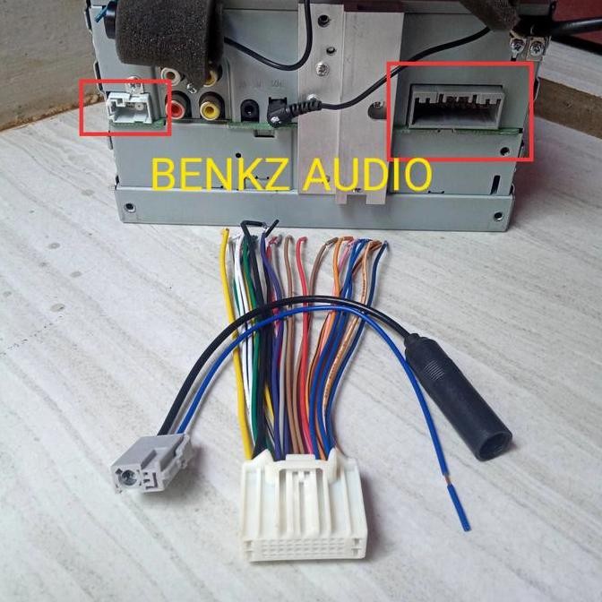 DF272>> Kabel soket head unit Kenwood oem Brio Rs