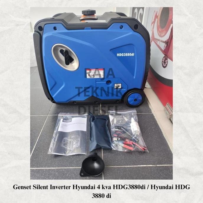 Genset Silent Inverter Hyundai 4 Kva Hdg3880Di / Hyundai Hdg 3880 Di