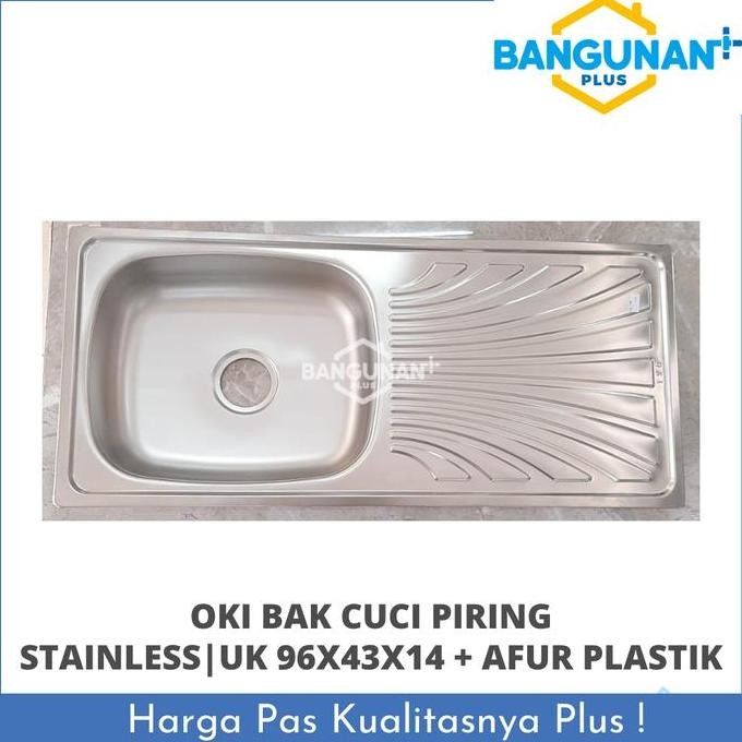 BAK CUCI PIRING OKI HS 96X4X4 + AFUR PLASTIK