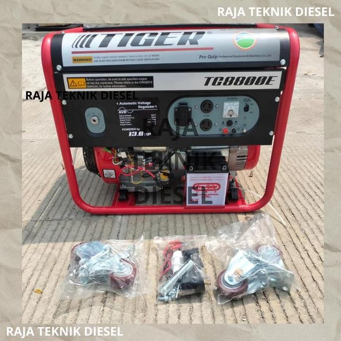 Genset Generator Tiger Tg 8800 E 6000 Watt Terbaik Dikelasnya