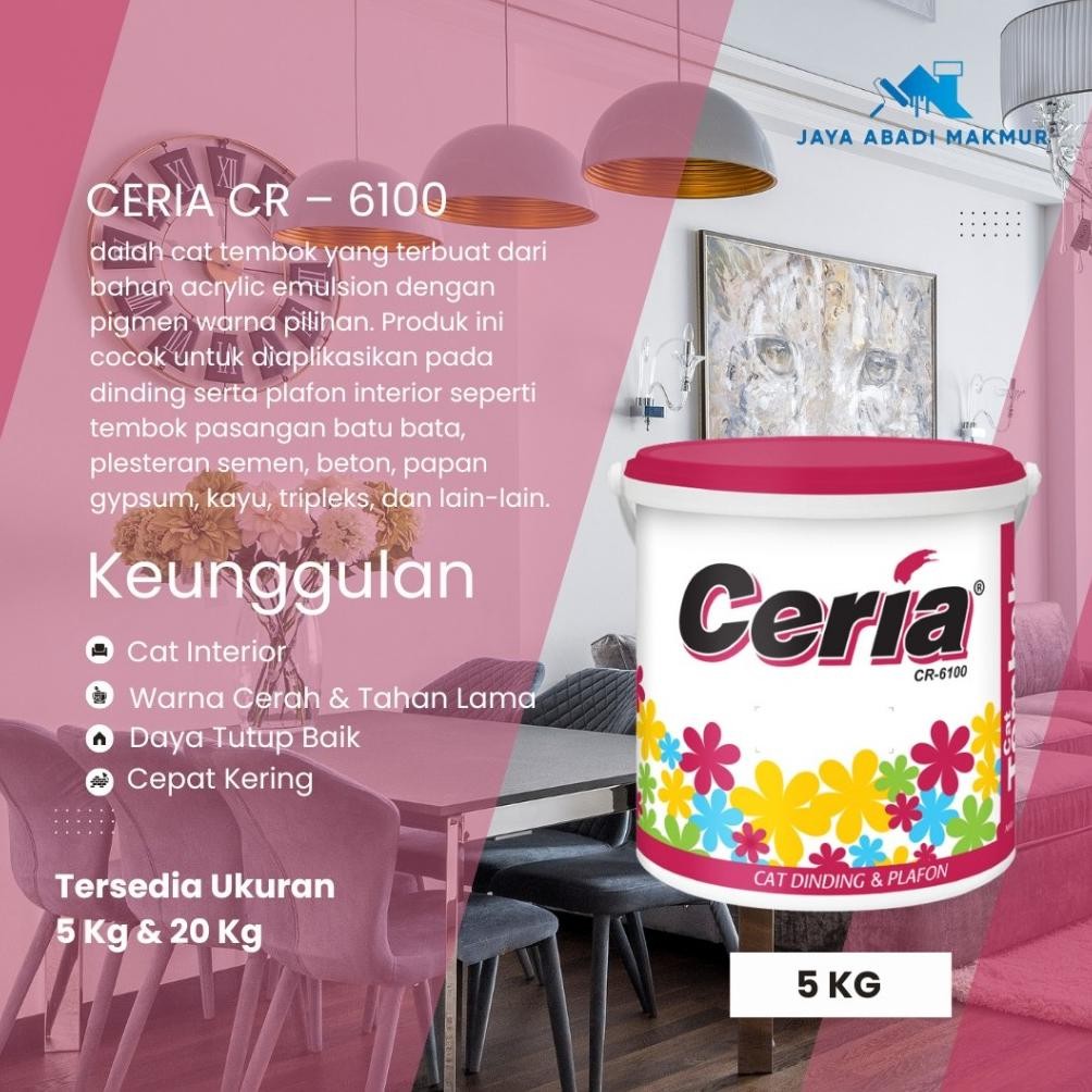 Propan Ceria CR-6100 5 kg / Cat Tembok Interior / Warna Custom / Propan Tinting aSt