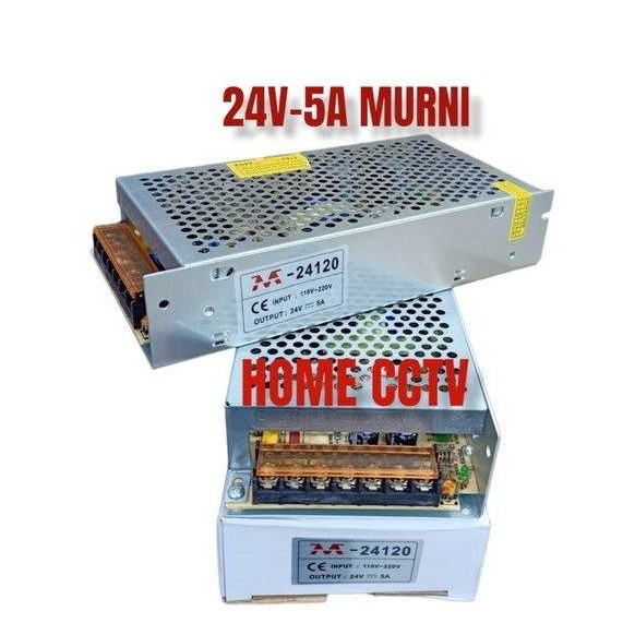 Adaptor Power Supply 24V 5A Jaring