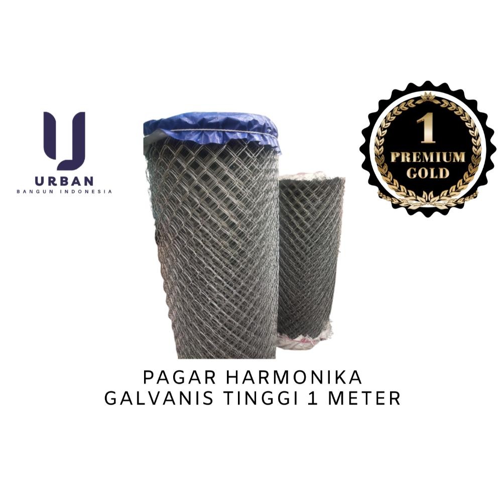 Kawat pagar harmonika galvanis tinggi 3 meter aSt