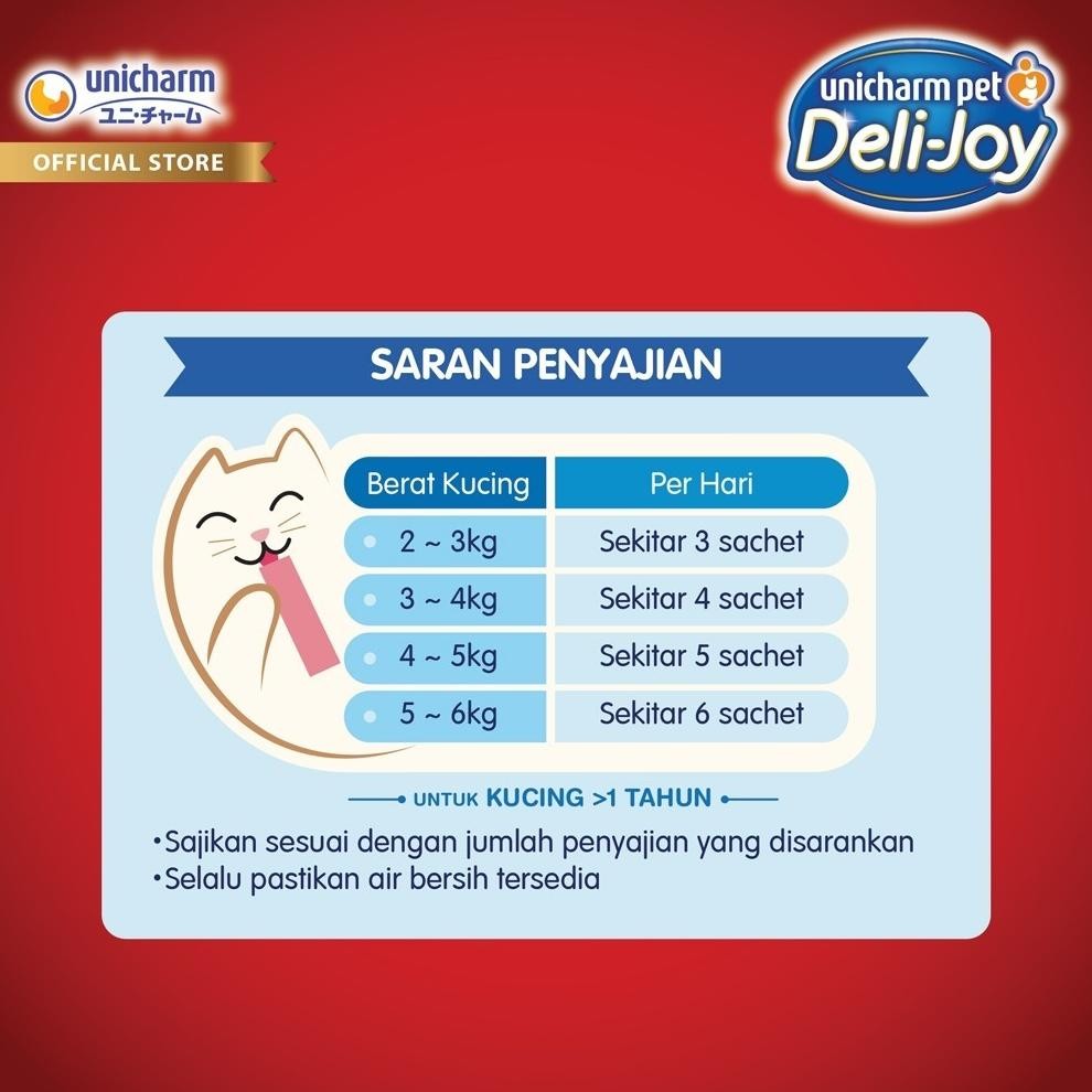 

Fx-23 Deli-Joy Pouch Tuna & Katsuobushi 60G - 10 Packs Fx-23