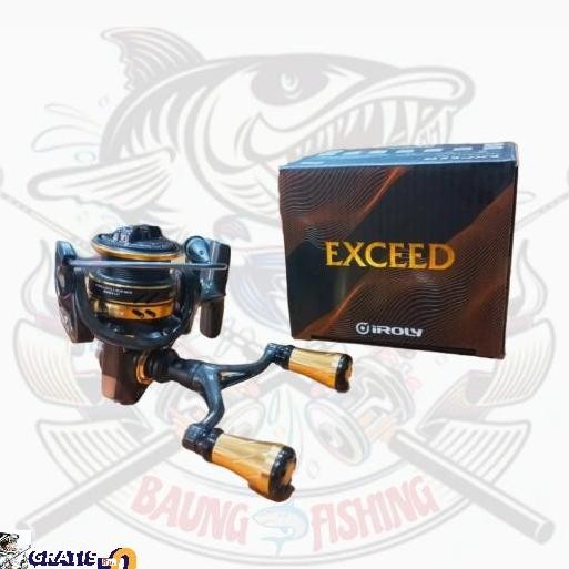 Reel ultralight iroly exceed 500 800 power handle