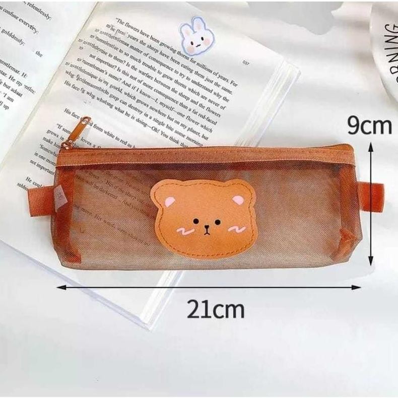 

Yl-24 Mo Tempat Pensil Pulpen Motif Beruang Karakter Lucu Kekinian