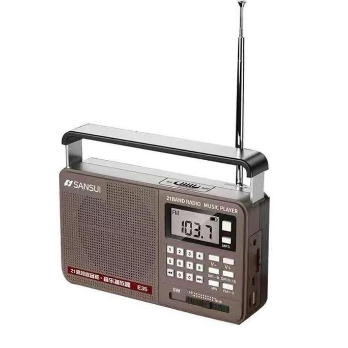 Portable Fm Radio High Volume Smart Card Speaker Wireless Radio Small Sound Fm Radio Music Digital P