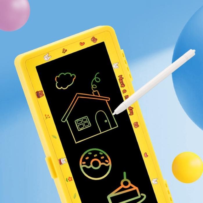 

Xct-2328 Moka Kotak Pensil Karakter Kartun Bahan Abs 2In1 Dengan Lcd Writting Pad Free Pensil Pad Mk