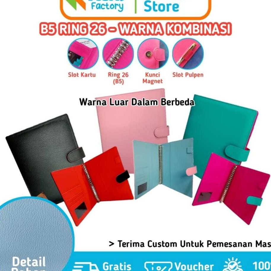 

Binder B5 Kombinasi Ring 26 Agenda B5 Kombinasi Binder Organizer B5 Berkualitas Terlaris